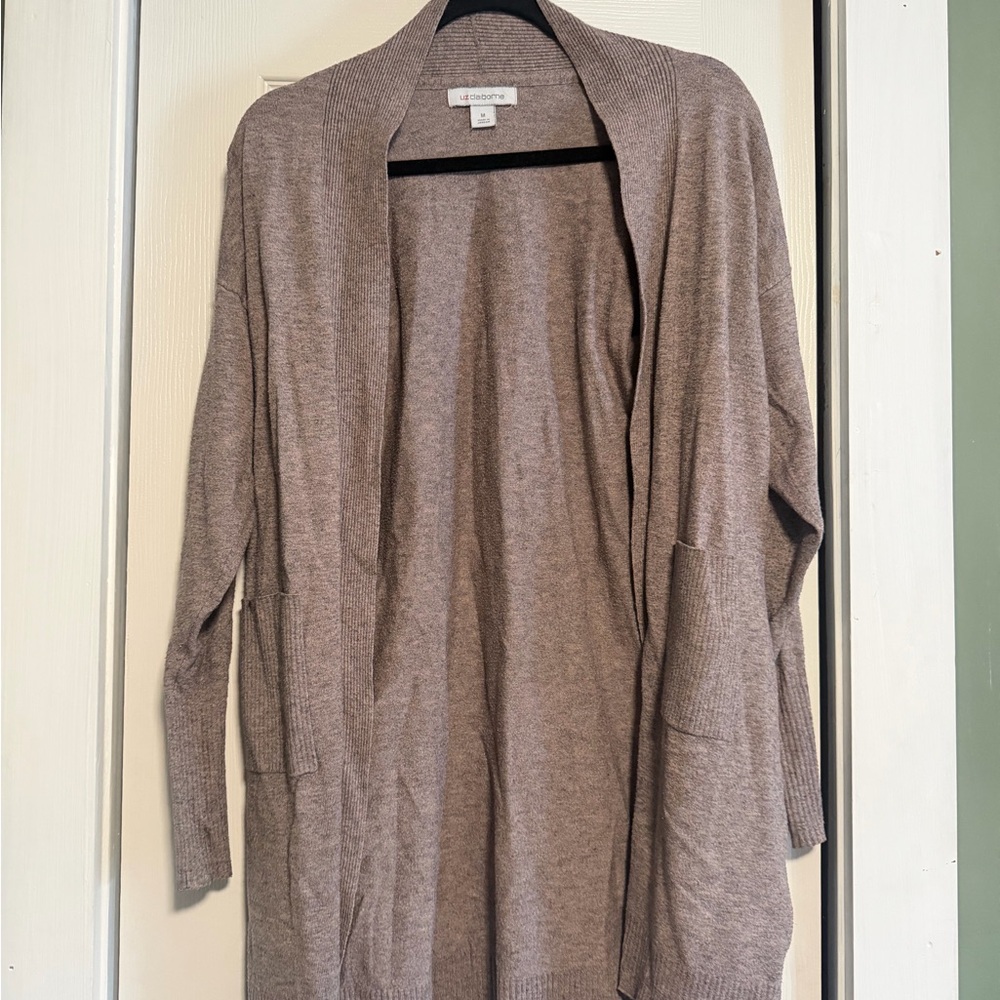 Women’s Liz Claiborne Cardigan Dusty Pink Size Medium